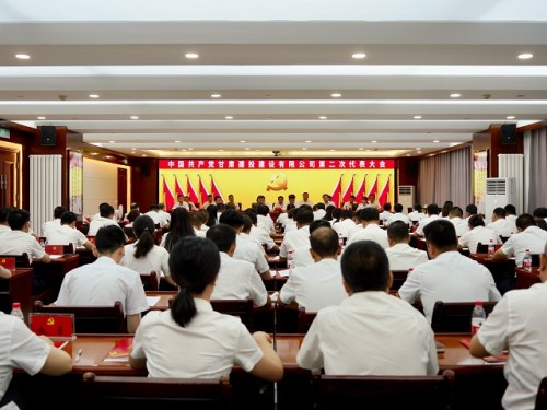 【聚焦黨代會 奮進新征程】甘肅建投建設公司第二次黨代會勝利召開